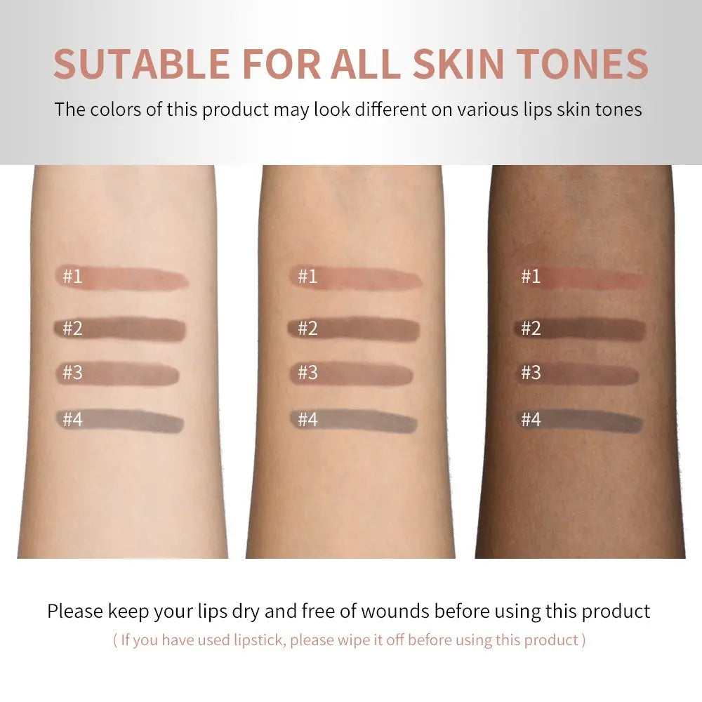 Peel off Lip Liner Tattoo, 1 Count Long Lasting Water Proof Peel off Lip Stain Lip Tint, Semi-Permanent Hyaluronic Matte Lipstick Lip Gloss, Lip Makeup Products