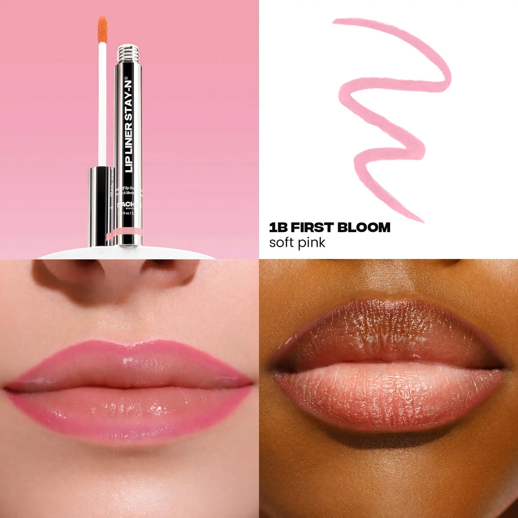 LIP LINER STAY-N - Peel-Off Lip Liner Stain - All Day & Night Lipliner with Hyaluronic Acid & Vitamin E - Long Lasting Formula - 0.12 Fl Oz / 3.5 Ml
